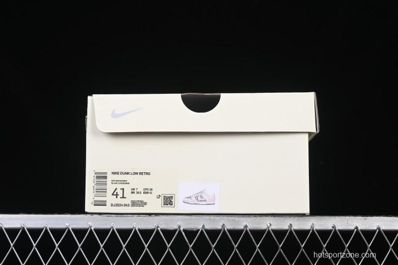 Nike SB Dunk Low Dior x Stone Island Triple Collaboration - Anniversary High-End Custom Low-Top Casual Sneakers - DM6868-043