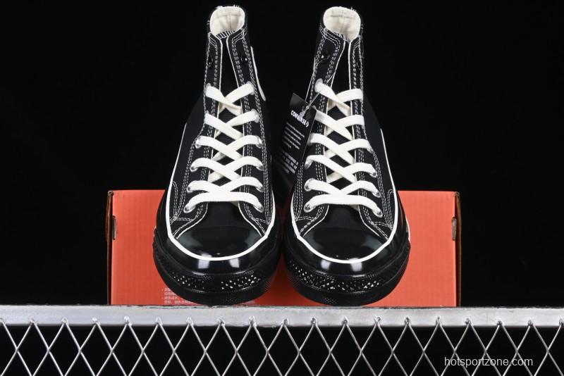 Converse Chuck 1970s High Top Canvas Sneakers with Star Stitch Design - A15743C