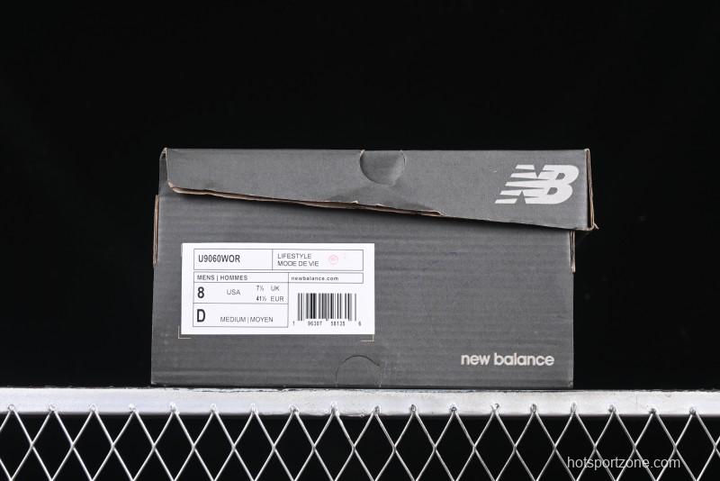 New Balance 9060 Retro Casual Running Shoes with ABZORB Cushioning - U9060WOR