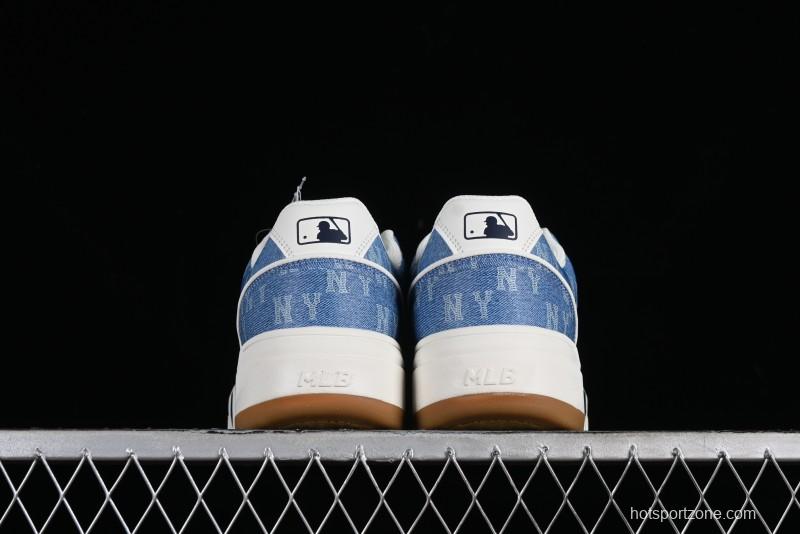 MLB Chunky Liner Basic Height Increasing Platform Sneakers with 6cm Inner Lift - 3ASXCLD4N50BLS