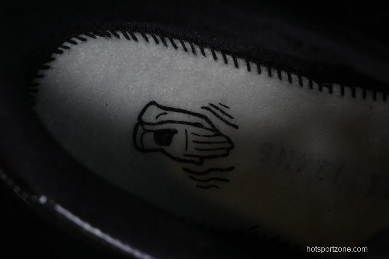 Nike Air Jordan 1 Low Golf AJ1 Golf Shoes with Laser Leather Black Double Hook - FZ4159-100