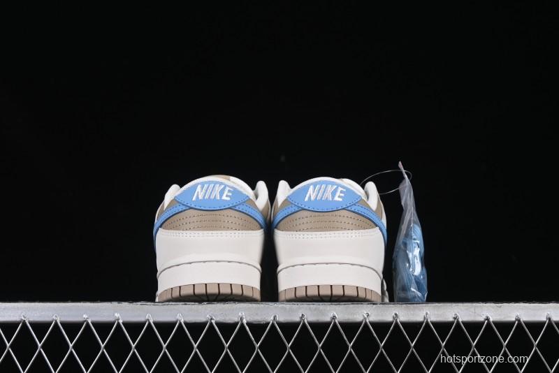 Nike Dunk Low Retro Premium Casual Sneakers in Caramel Cream - HQ1175-240