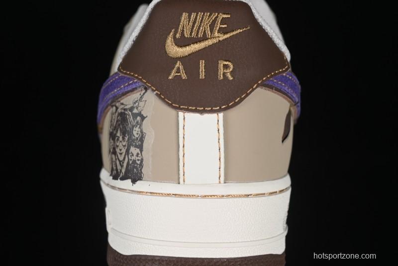 Nike Air Force 1 '07 Low "Harry Potter" Casual Sneakers with Comic Series Design - LJ2288-111