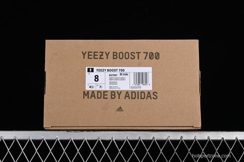 Adidas Yeezy Boost 700 Inertia Running Shoes with 3M Reflective Design - EG7597