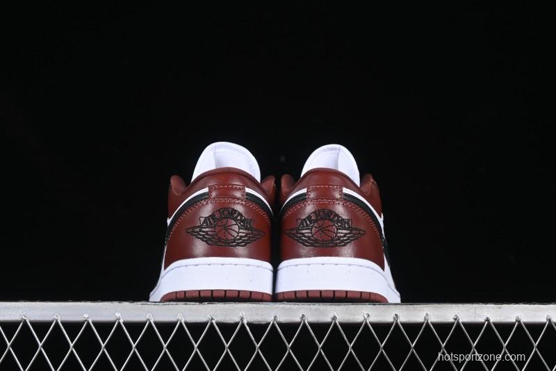 Nike Air Jordan 1 Low AJ1 White University Red Casual Sneakers - HF3148-102