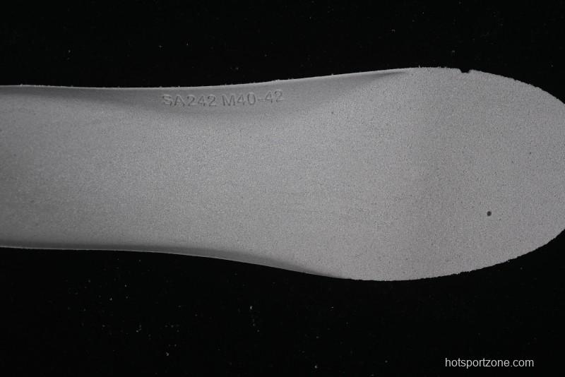 Choco Concert Leather Round Square Asymmetric Fashion Sneakers White Wine Red - AJE5