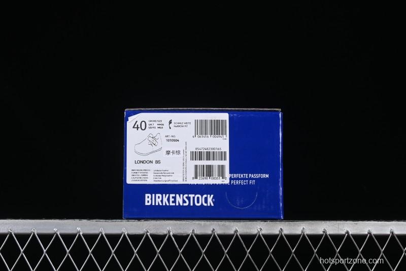 Birkenstock London BS Unisex Slip-On Casual Shoes with Soft Suede Leather and Lambswool Insole - BS