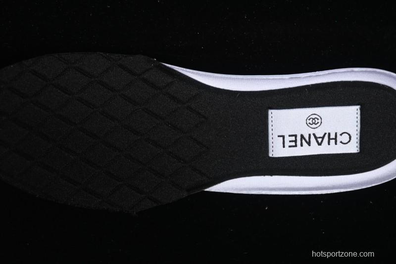 Chanel 25C Tie-Up Flat Casual Lifestyle Shoes - G46372