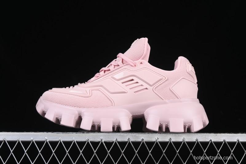 Prada Cloudbust Air Thunder Lifestyle Low-Top Sneakers with Anti-Slip and Wear-Resistant Design - 1E819L