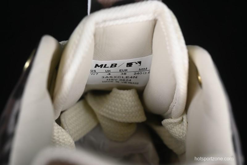 New York Yankees Chunky Liner Lux Leopard Thick Sole Casual Running Shoes - 3ASXCLE4N43BGS