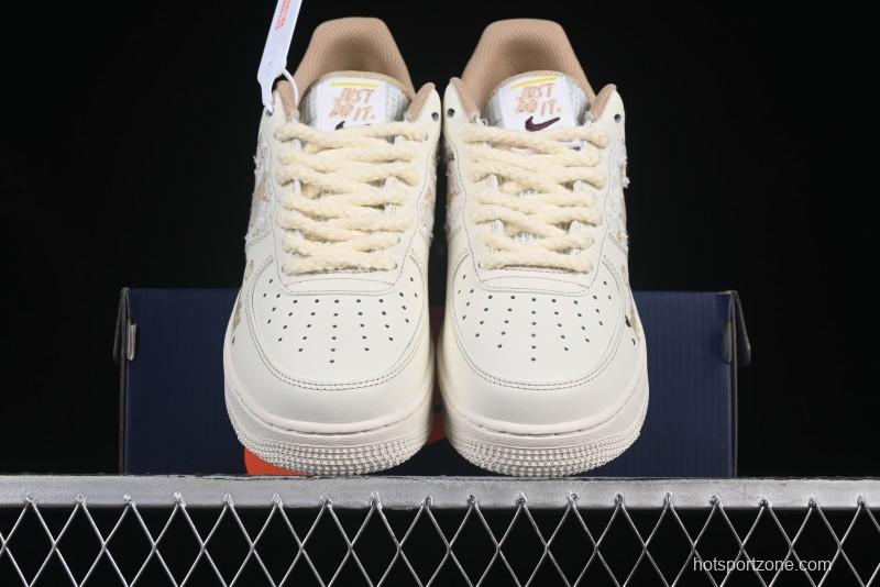 Nike Air Force 1 '07 Low Casual Sneakers with Pop Mart Molly Design - FJ7740-210