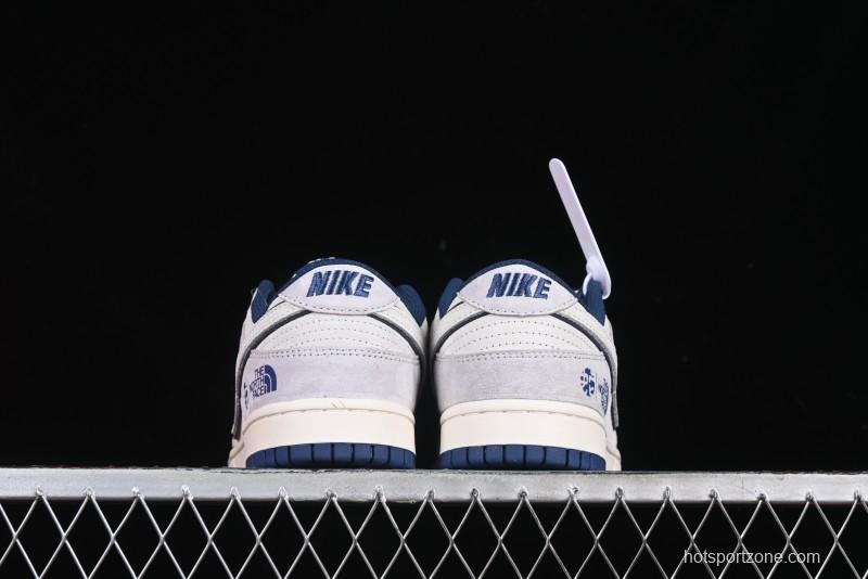 Nike SB Dunk Low The North Face Year of the Snake Collaboration Anniversary Edition Custom Low-Top Casual Skate Shoes - DM6868-014