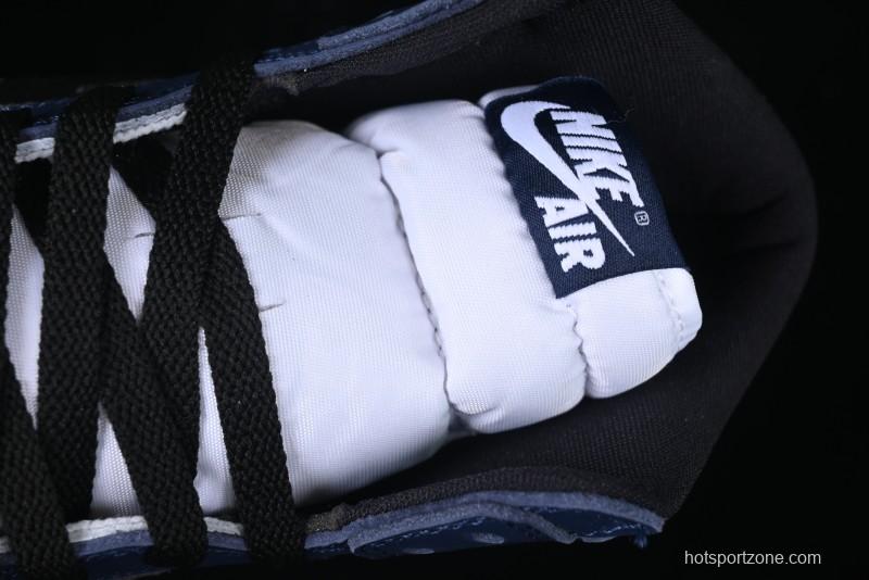 Nike Air Jordan 1 High OG "Midnight Navy" Basketball Shoes with Full Leather Construction - DZ5485-401