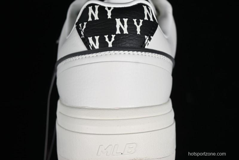 MLB Chunky Liner Basic New York Yankees Thick Sole Casual Sneakers with 6cm Height Increase - 3ASXCLR3N50WHS