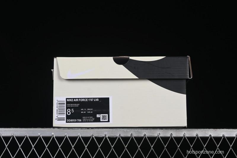 Nike Air Force 1 '07 Low Ted x Portland Triple Collaboration Reflective Black Casual Sneakers - DD8959-706