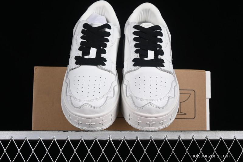 SMFK Comfortable Chunky Sole White Sneakers - T.D4