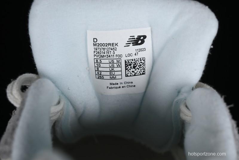 New Balance 2002 Series Retro Casual Running Shoes with Upgraded N-ERGY Cushioning - M2002REK