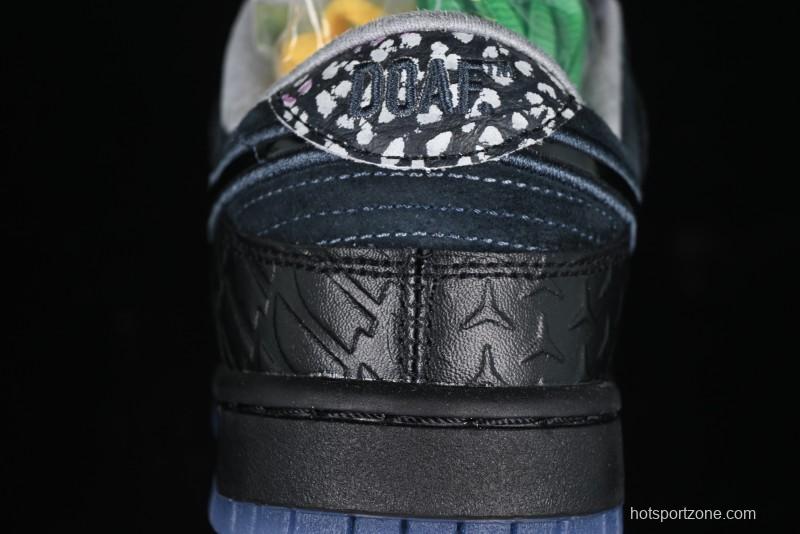 Nike Division Street Dunk Low "Oregon Black" Hidden Colorway Low-Top Casual Sneakers - HV1470-001