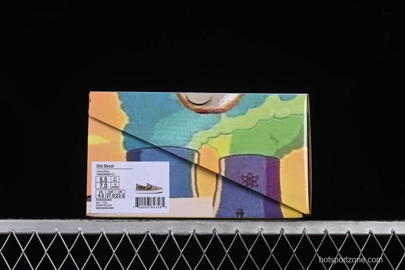 Vans Slip-on Pro Simpson Family All Over Print Low Top Skate Shoes - VN0A3WMD1TJ