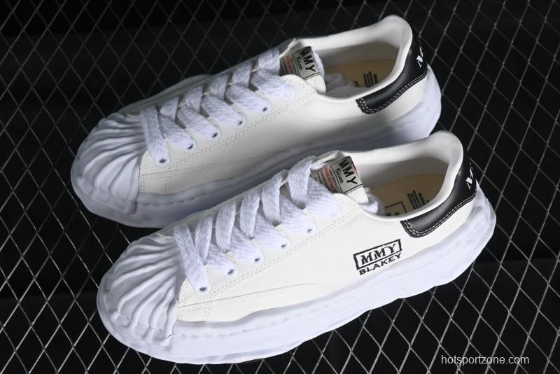 Wayne MMY Original Sole Leather Low Sneaker with Deconstructed Ice Cream Sole - W.E5