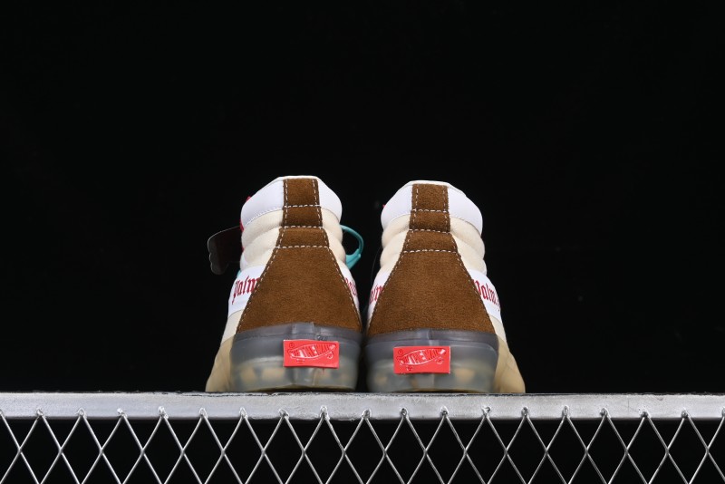 Palm Angels x Vans Sk8-Mid Mid-Top Casual Skate Shoes with Vintage-Inspired Design - VN000CRPGRN