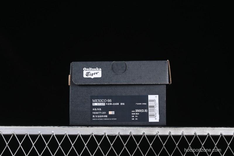 Onitsuka Tiger Mexico 66 Low-Top Leather Running Shoes - 1183B771-201