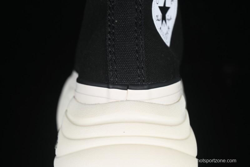 Converse All Star High Top Platform Sneakers with Classic Design - 31312401