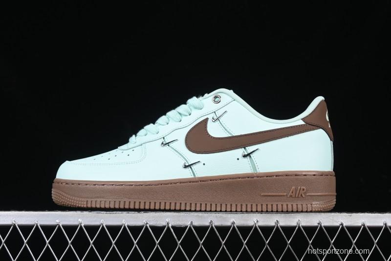 Nike Air Force 1 '07 Low Casual Sneakers with Full-Length Air Cushion - IB8894-329
