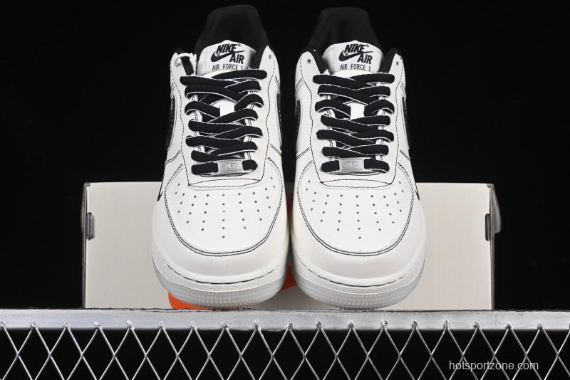 Nike Air Force 1 '07 Low Collaboration Sneakers with Black Stitch Dual-Color Sole - CH6336-515