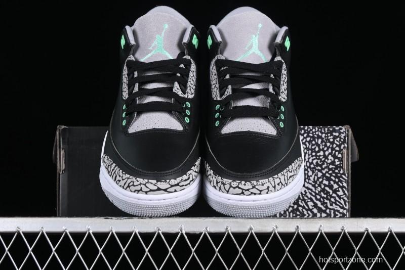Nike Air Jordan 3 Retro Sneakers Green Glow - CT8532-031