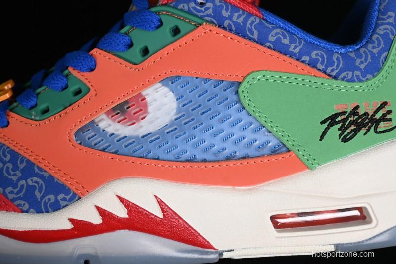 Nike Air Jordan 5 Low Doernbecher Retro Basketball Shoes - DR6287-486