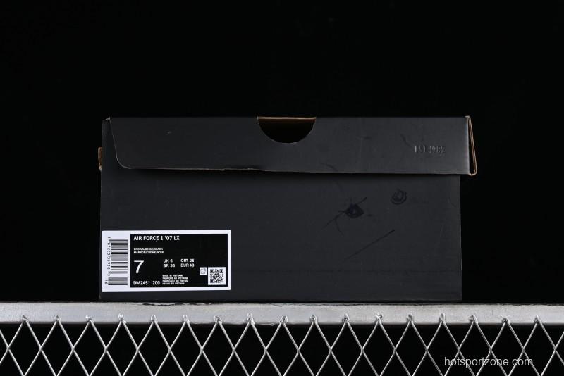 Nike Air Force 1 Low Luxe Casual Sneakers with Thick Sole and Waterproof Design - DM2451-200