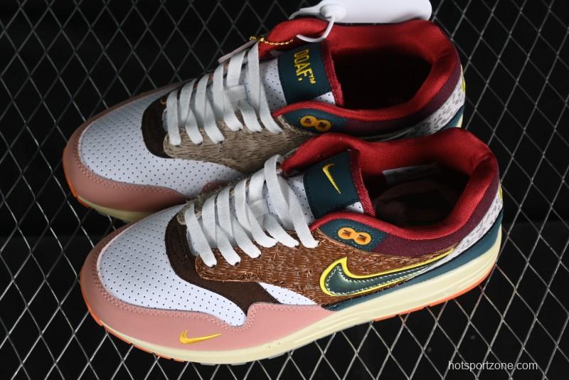 Nike Air Max 1 Retro Running Shoes with Half-Sole Air Cushion - HO2639-100