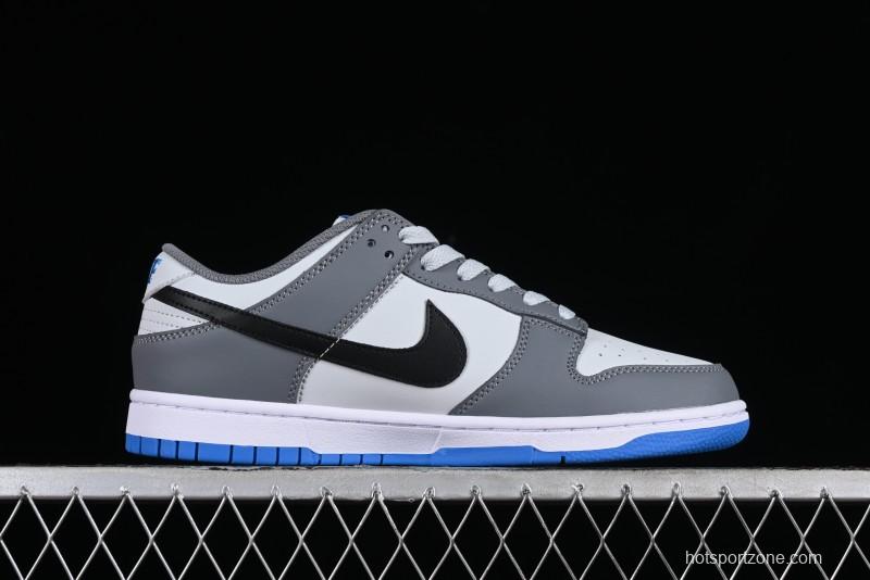 Nike Dunk Low SB Skateboarding Shoes in White Blue Grey - FB9109-001
