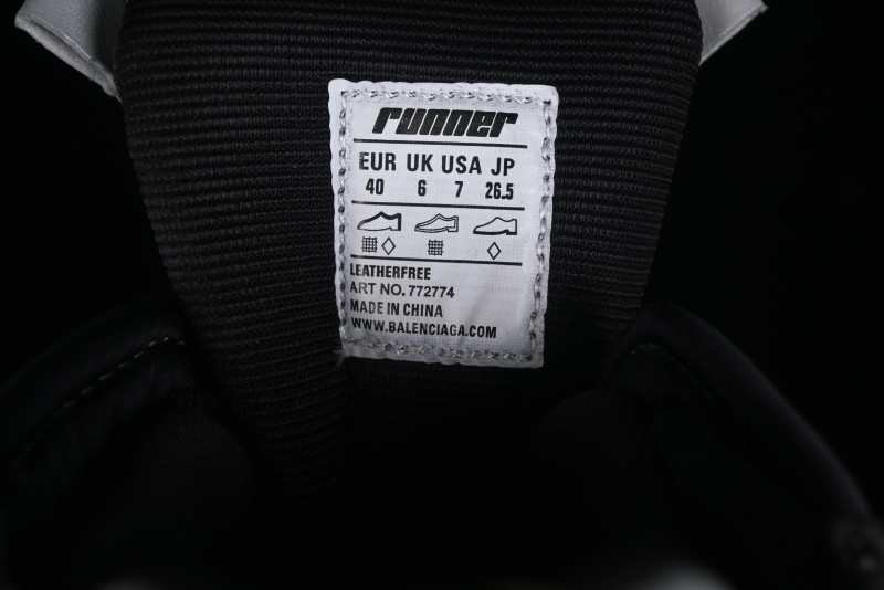 Balenciaga Runner Kith Four Color Retro Casual Sneakers - W3RMU1279