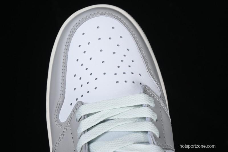 Nike Air Jordan 1 Low OG CNY AJ1 Snake Year Limited Silver Snake Low-Top Retro Basketball Shoes - HF3144-100