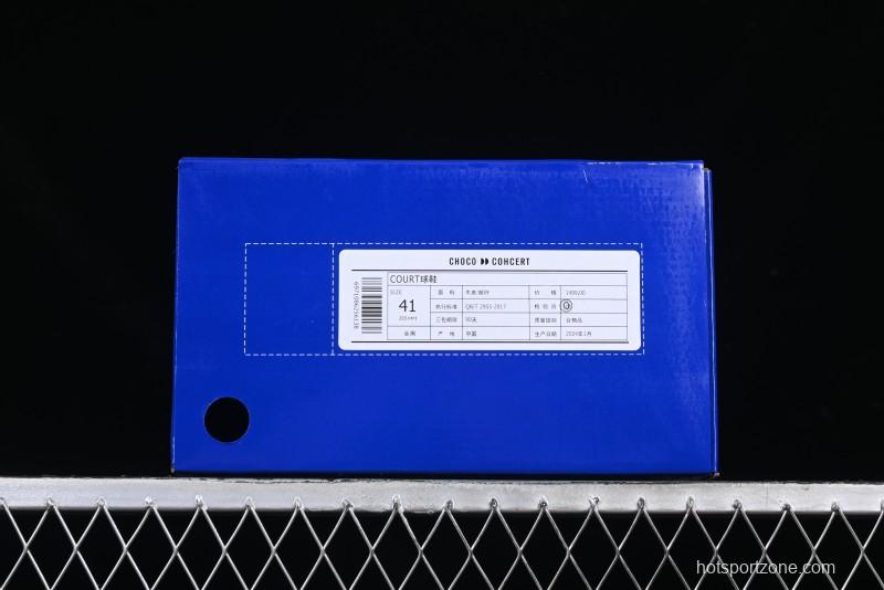 Choco Concert Leather Round Square Asymmetric Fashion Sneakers Black - AJE5