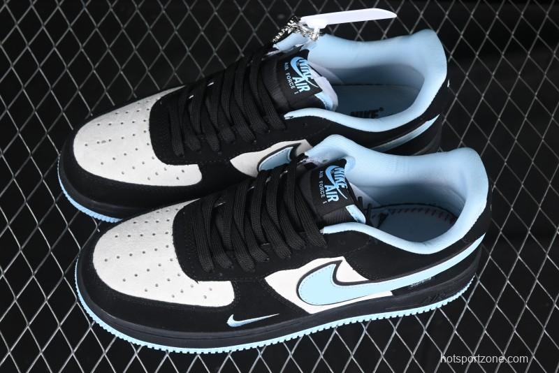 Nike Air Force 1 '07 Low Supreme Collaboration Tiffany Blue Low-Top Casual Sneakers - DF0188-025