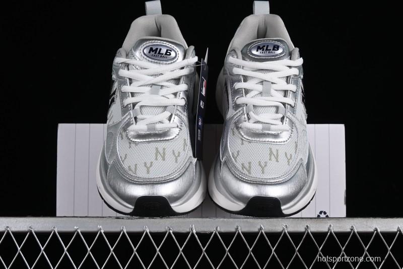 New York Yankees MLB Fast Ball Classic Monogram Retro Casual Running Shoes - 3ARNFSB4N50SIS