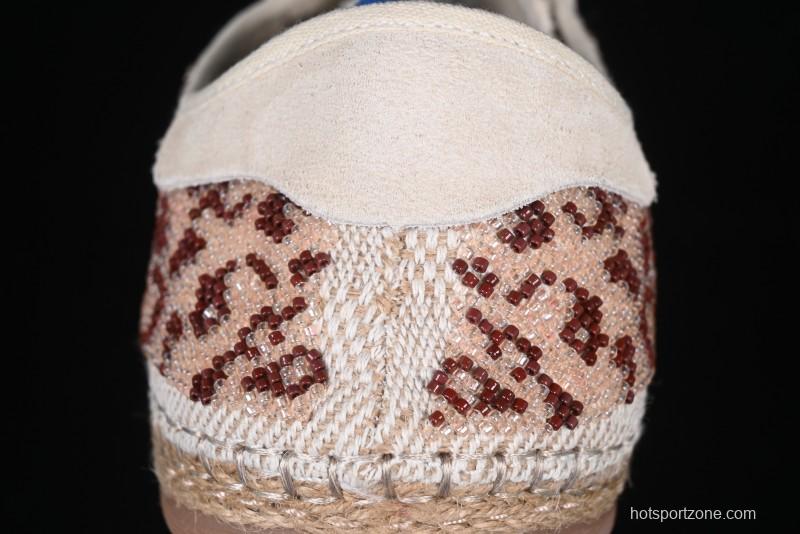 Adidas Clot x Originals Gazelle Indoor Retro Casual Slip-Resistant Wear-Resistant Low-Top Sneakers - IH3642