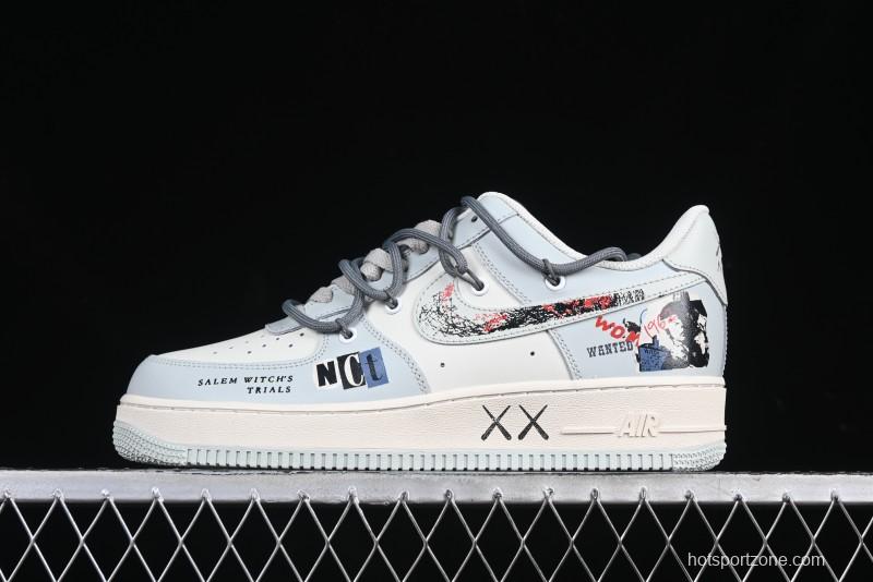 Nike Air Force 1'07 Low "Entertainment Magazine" Casual Sneakers - KS6896-222