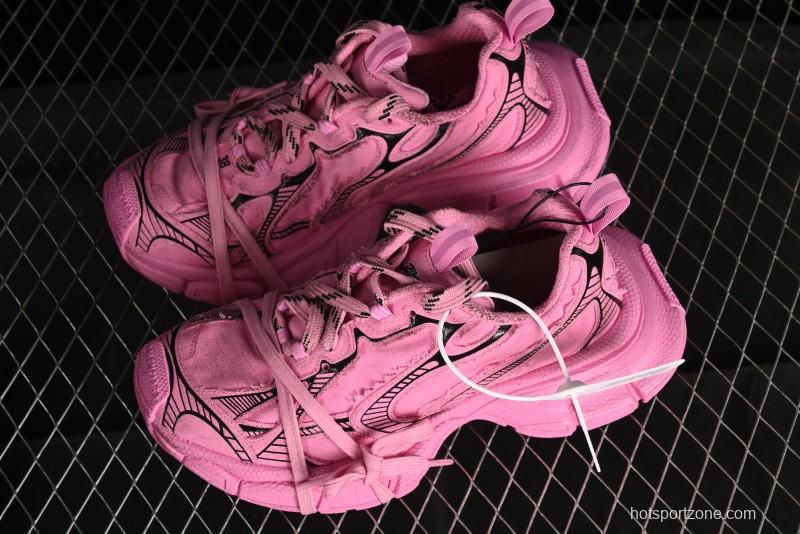 Balenciaga Phantom Sneaker Ten-Gen Trend Running Shoes with Transparent Heel Strap - W3XDC5000