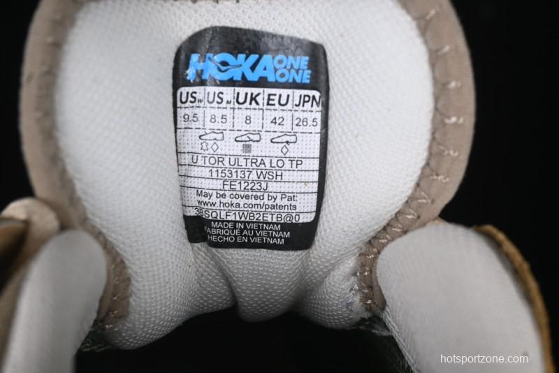 HOKA ONE ONE Tor Ultra Low Round Toe Cushioned Durable Low Top Hiking Shoes - 1153137 WSH