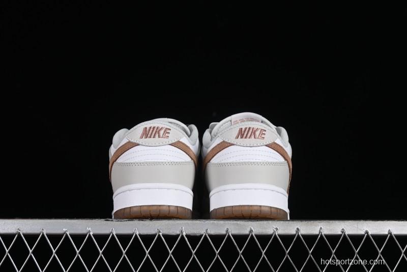 Nike Dunk Low SB Casual Sneakers in Phantom/Khaki Colorway - FJ4188-001