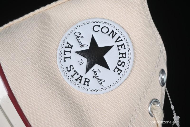A Ma Maniere x Nike x Converse Chuck 70 High Top Sneakers with Leather and Velvet Swoosh Logo - A13388C