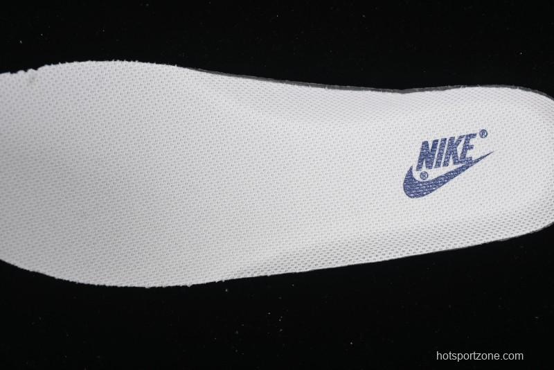 Nike Air Force 1 '07 Low Stussy Collaboration Light Blue White Transparent Swoosh Low-Top Casual Sneakers - DM6688-055