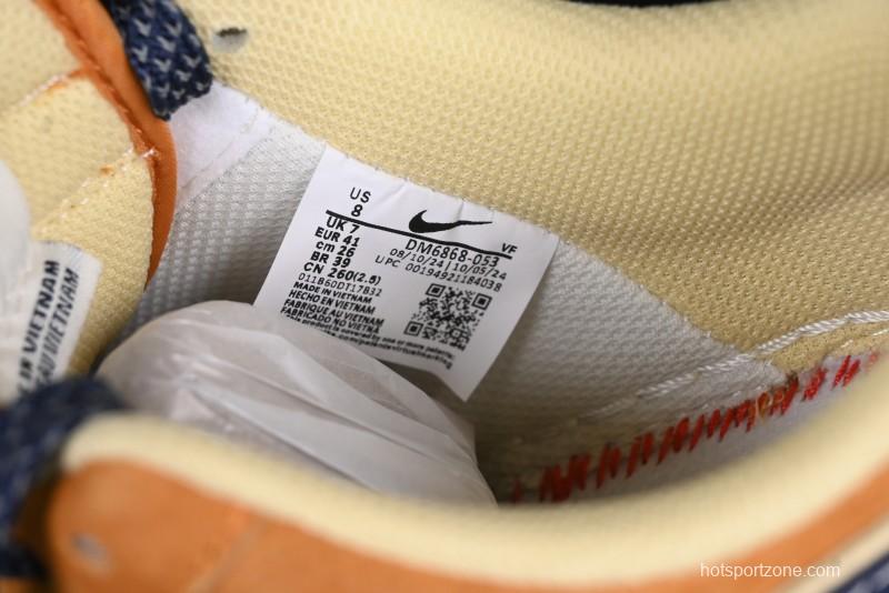 Nike Air Force 1 '07 Low The North Face Collaboration Sport Orange Low-Top Casual Sneakers - DM6688-053