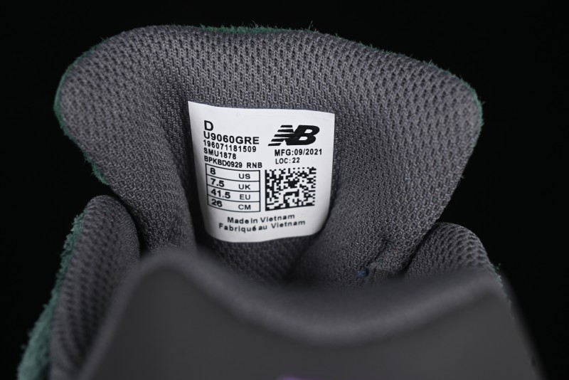 New Balance 9060 Retro Casual Running Shoes with ABZORB Cushioning Technology - U9060GRE