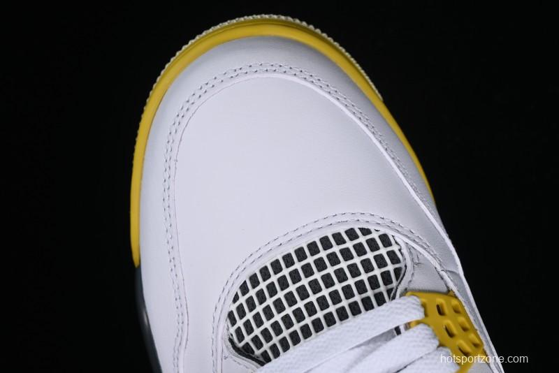 Nike Air Jordan 4 Retro Vivid Sulfur Basketball Shoes - AQ9129-101