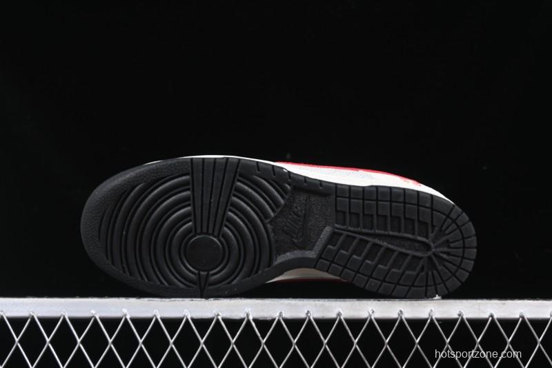 Nike SB Dunk Low Year of the Snake Limited Edition Auspicious Clouds Red Hook Anniversary Custom Low-Top Casual Skate Shoes - DJ2024-094